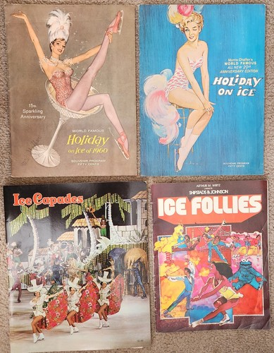 Vtg ice skating souvenir - ice,