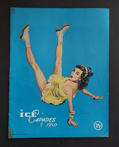 Ice capades 1950 program - ice,