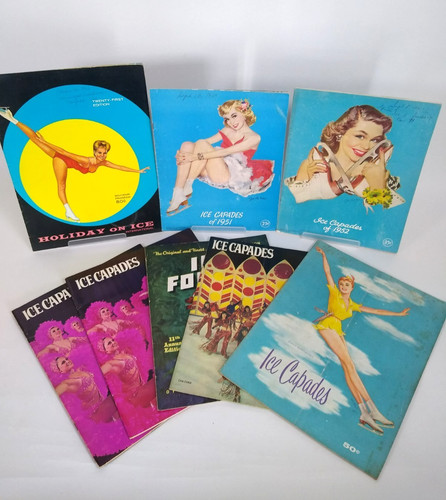 Lot vintage ice capades - ice,