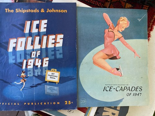 Vintage ice follies 1946 - vintage, of