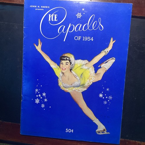 Ice capades 1954 program - ice,